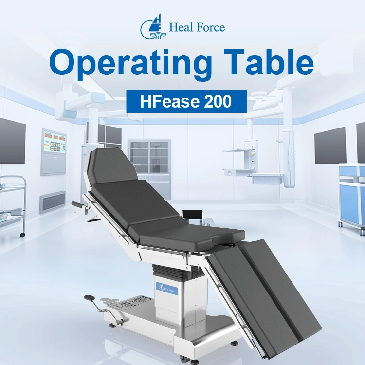 Heal Force Best Choice Medical Equipment Electric Surgical Ot Operating Room Table Portable C-Arm Orthopedic Operation Room Table with Good Price