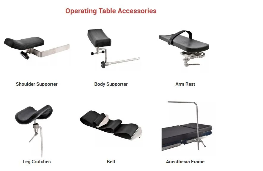 Hospital Devices Operating Room Electric Operating Table Surgery Table with CE/ISO/FDA Certificate