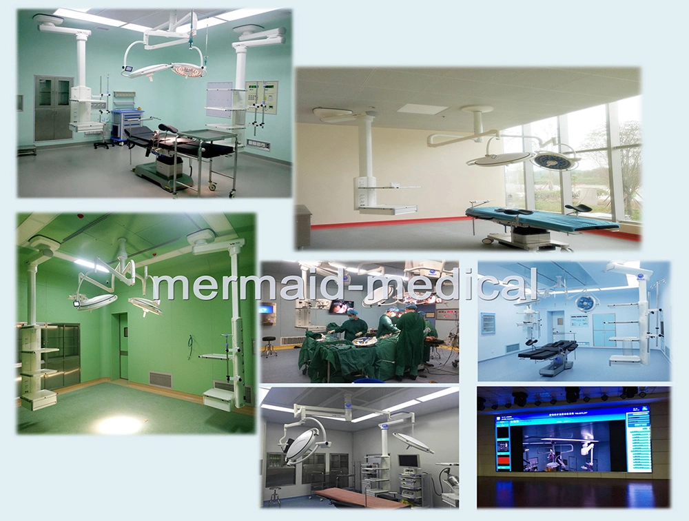 Hospital Electric Medical Ceiling Mounted Pendant with Gas Outlet or Endoscope Trolley