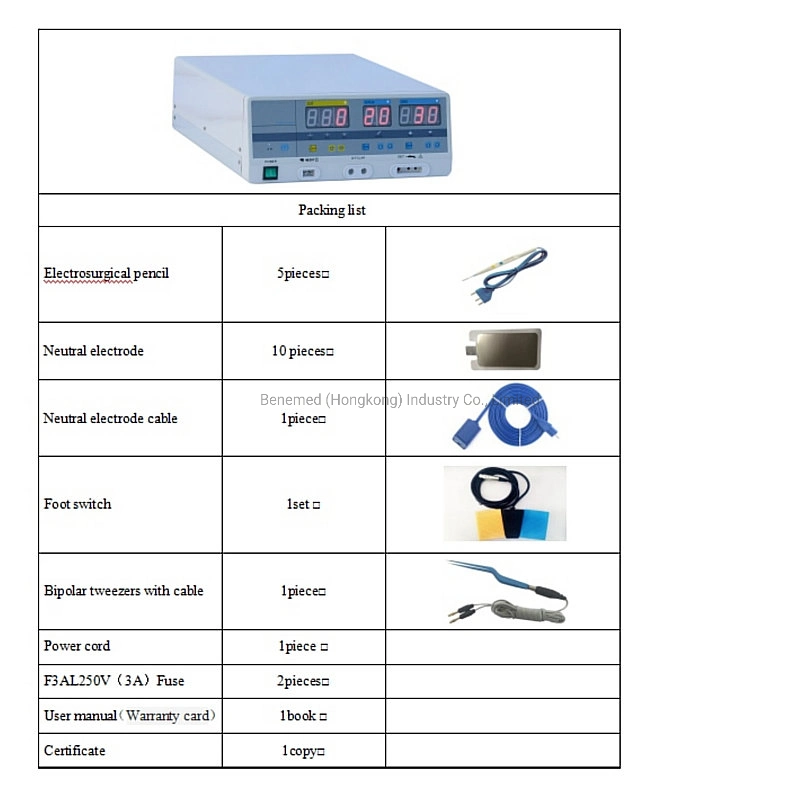 Wholesale Medical Hospital Use Diathermy Machine Electrosurgical Unit