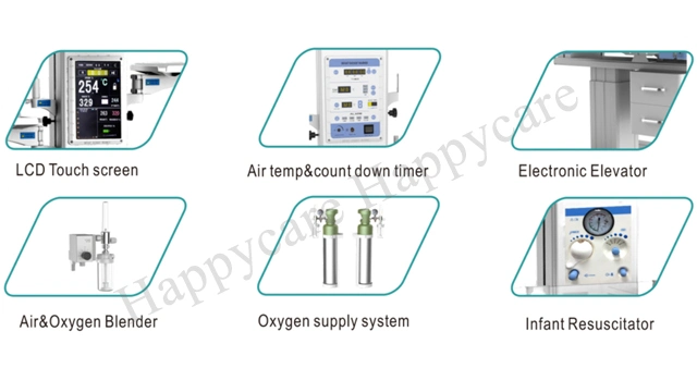 Hc-E010b Microprocessor-Controlled Baby Care Infant Radiant Warmer Equipments