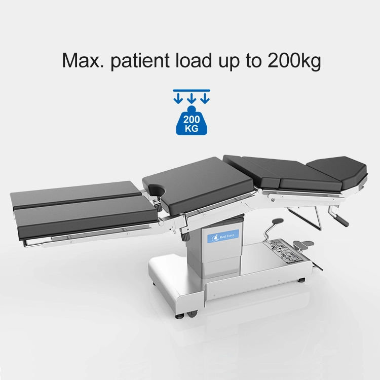 Heal Force Best Choice Medical Equipment Electric Surgical Ot Operating Room Table Portable C-Arm Orthopedic Operation Room Table with Good Price