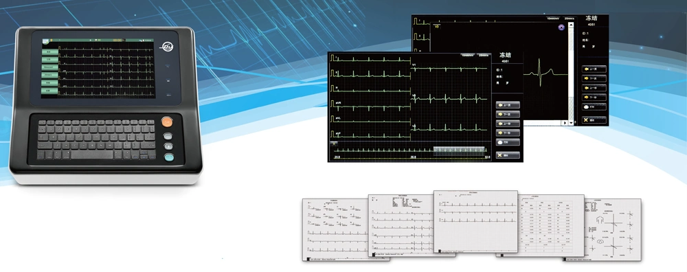 Dongjiang Brand 12 Channel ECG Monitor Digital ECG Machine with CE