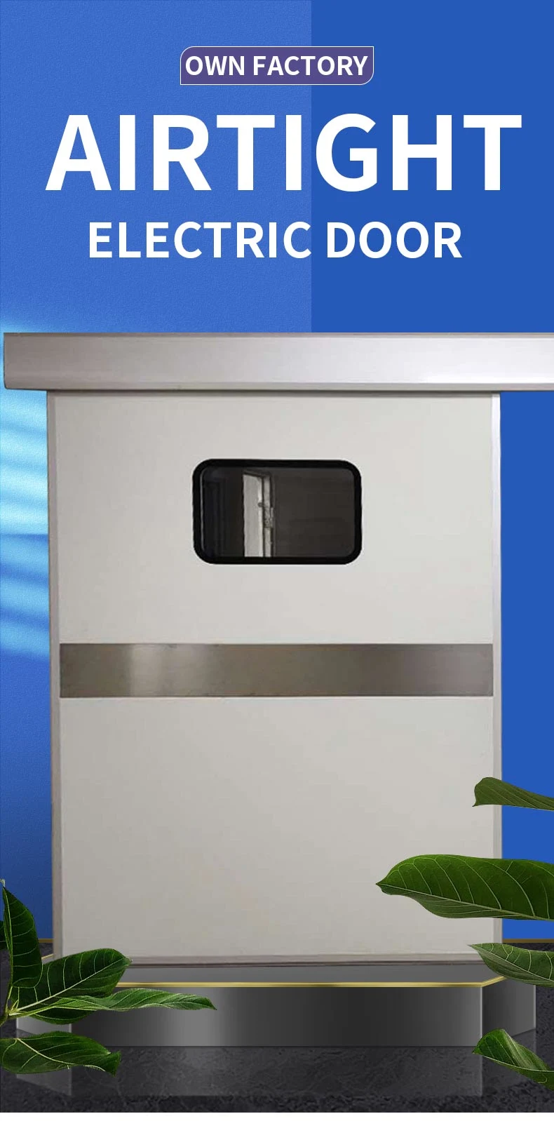 Airtight Door Manufacturers Sell Operating Room Pedal Sensor Door Airtight Door Cold Storage Equipment with Airtight Door