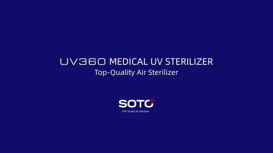 Soto-UV360 UV-Lampenlicht-Luftsterilisator UV-Sterilisator-Desinfektionswagen UVC-Lampe Medizinische Sterilisationsgeräte