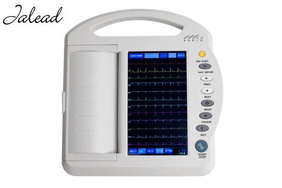 CE ISO Medizinische Geräte Elektrokardiograph Digitales 3-Kanal-Touchscreen-EKG-Gerät mit Interpretation